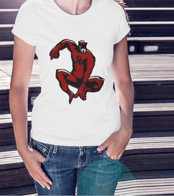 Charlie Cox Daredevil Red Suit Classic Marvel Hero T-Shirt