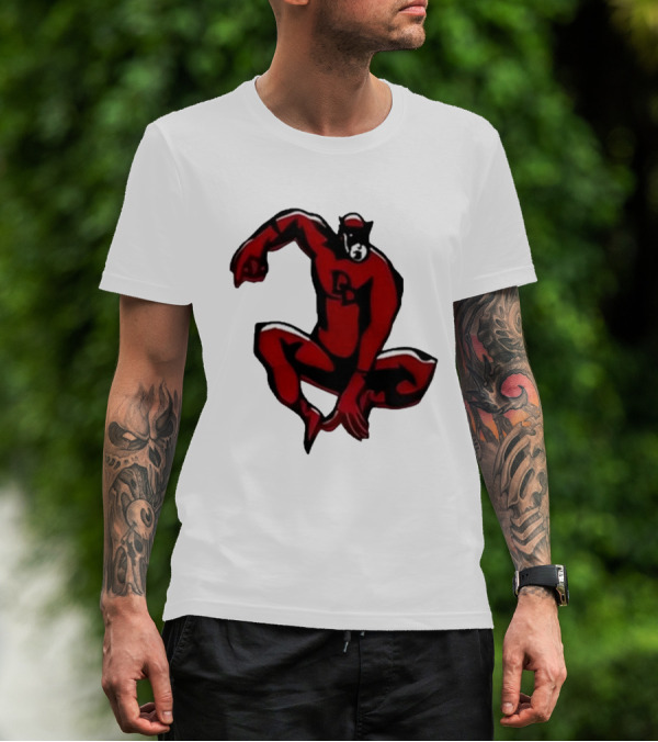 Charlie Cox Daredevil Red Suit Classic Marvel Hero T-Shirt