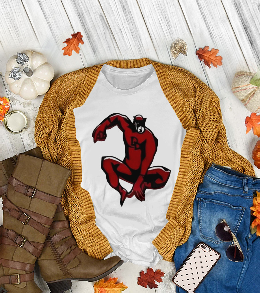 Charlie Cox Daredevil Red Suit Classic Marvel Hero T-Shirt