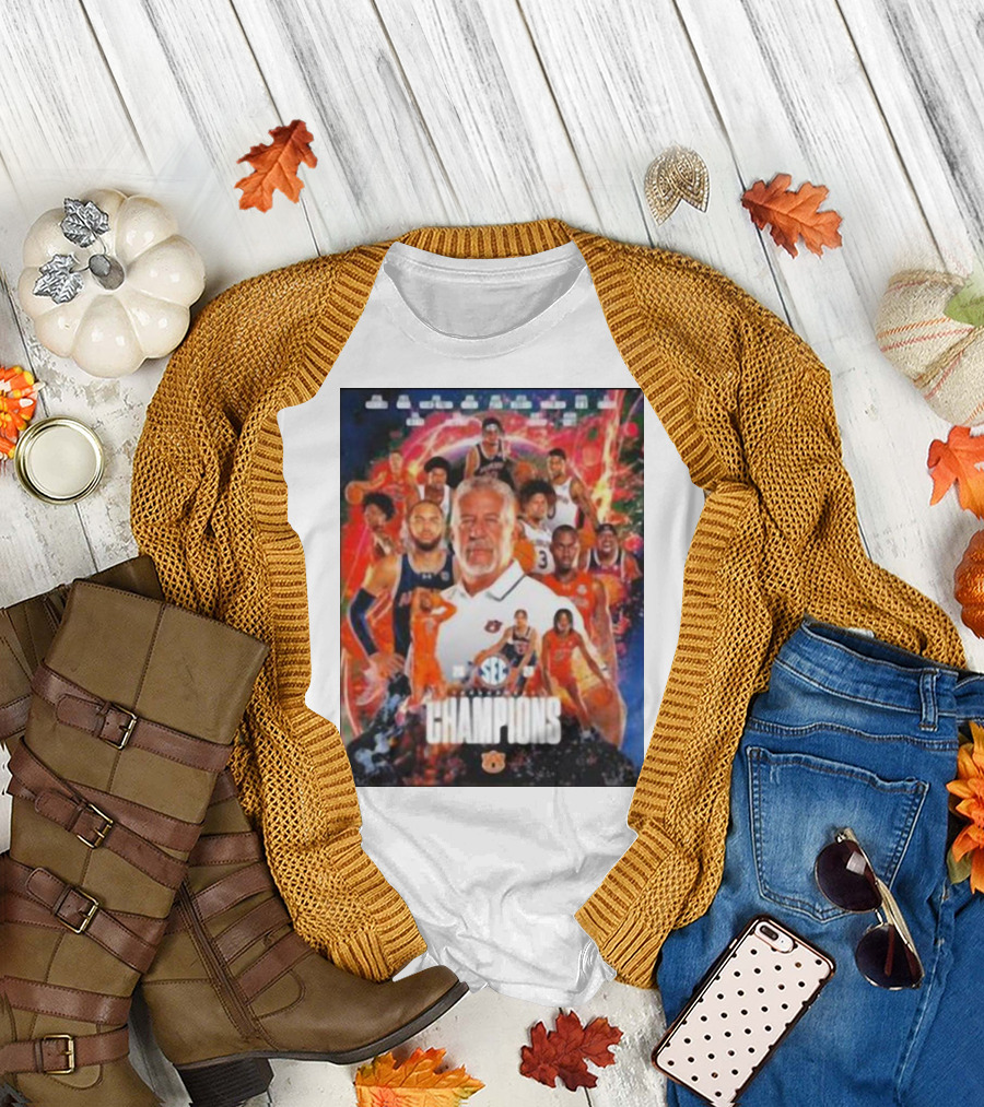 Auburn Tigers SEC Men’s Basketball Champions 2023-2024 T-Shirt