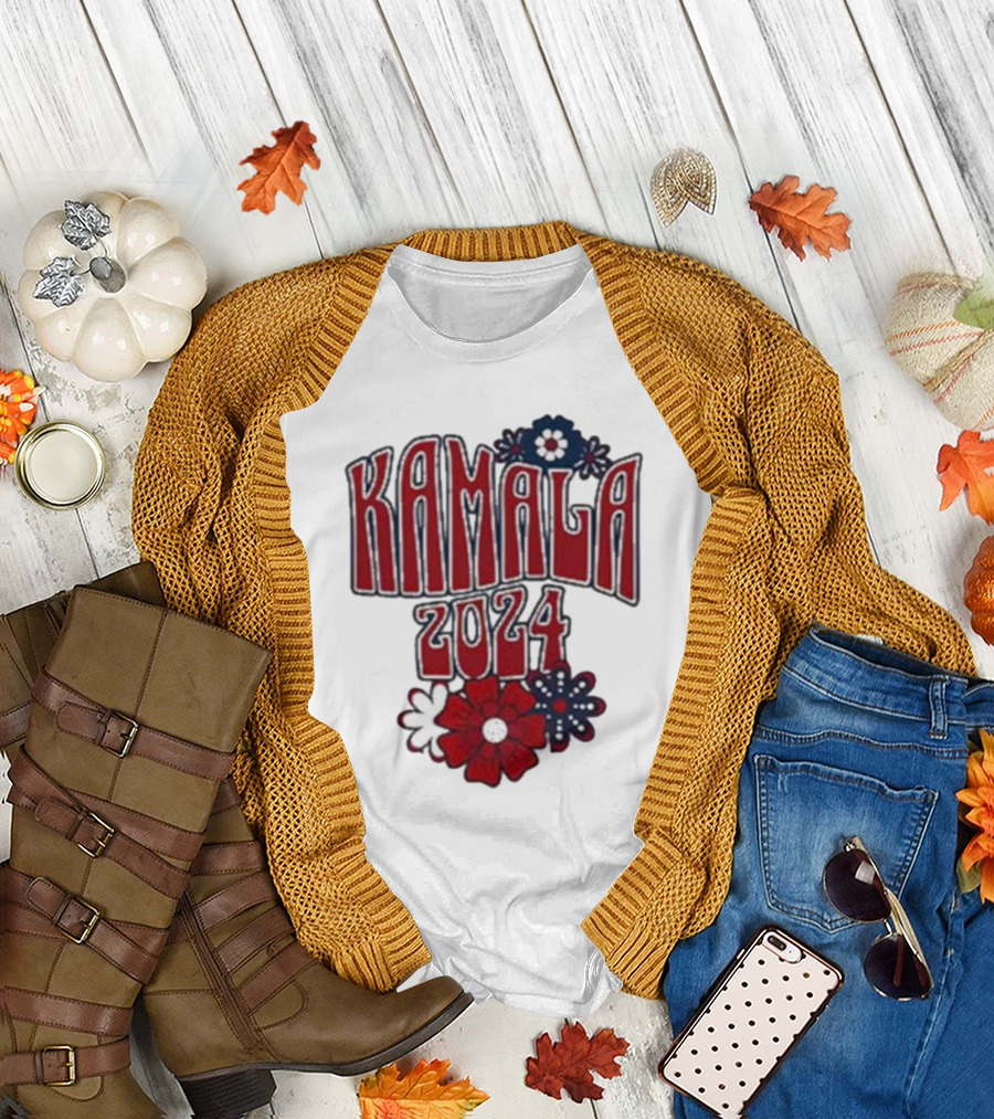 Kamala 2024 Floral T-Shirt