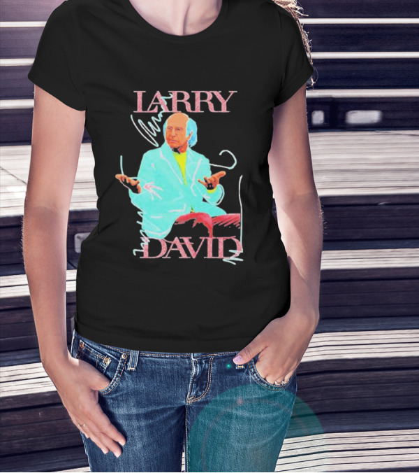 Larry David Pretty Good Retro Vibe Pastel T-Shirt