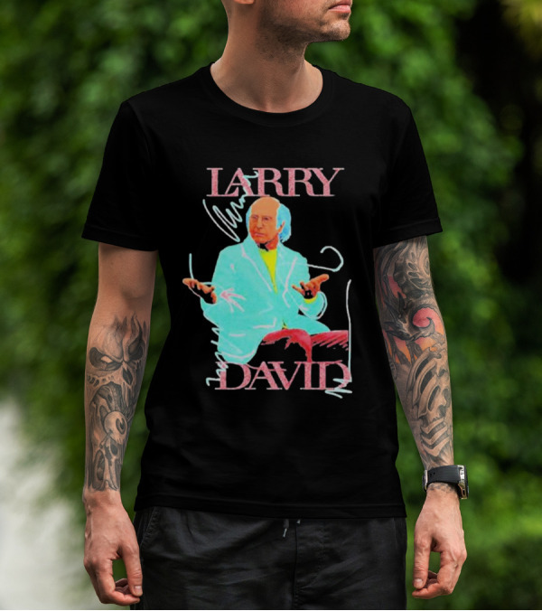 Larry David Pretty Good Retro Vibe Pastel T-Shirt