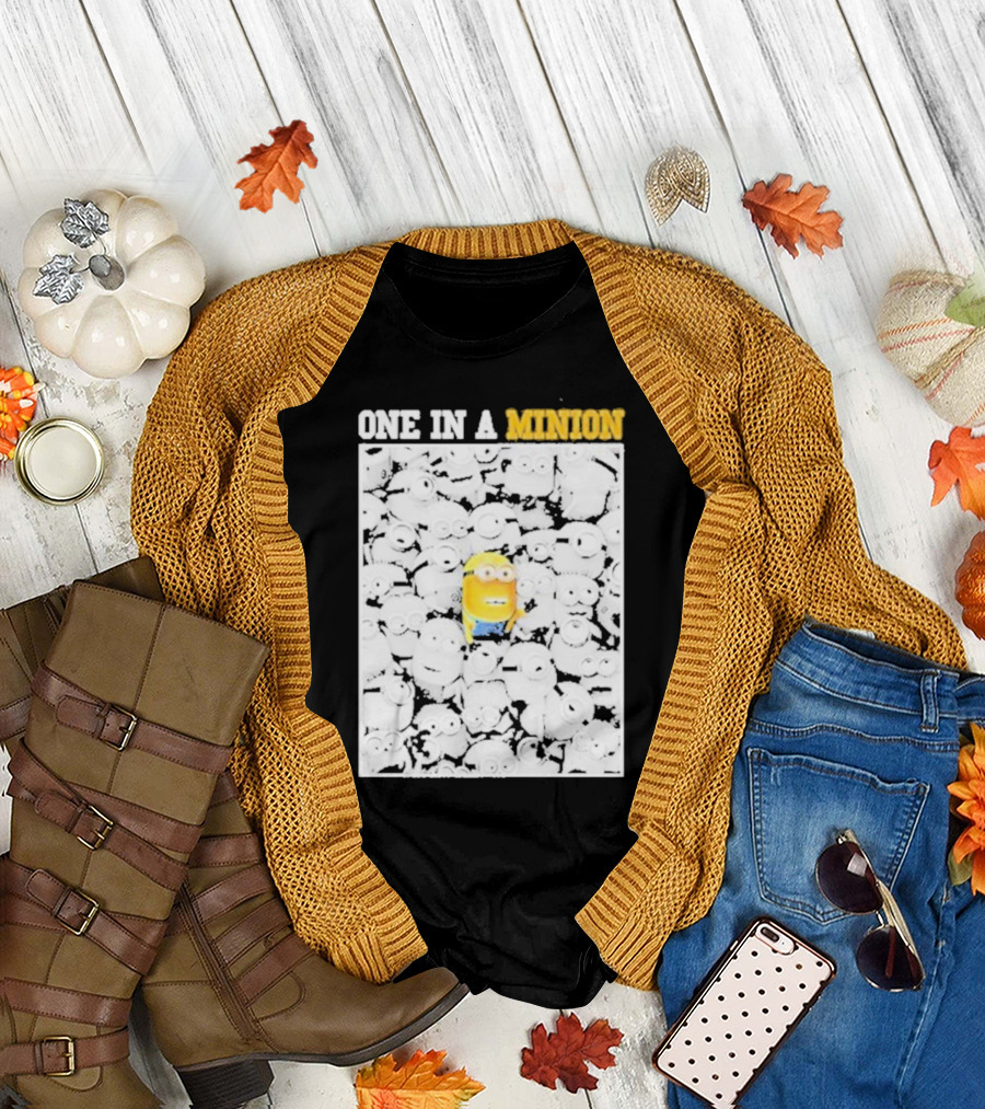 One in a Minion Nicholas J Fuentes Yellow Character Crowd T-Shirt