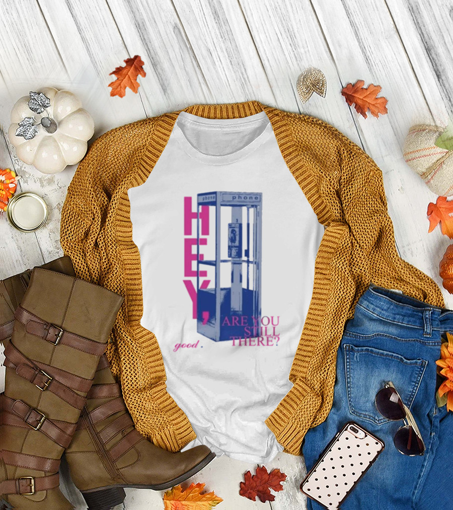 Niki Backburner Hey Are You Still There Good Phone Booth Retro T-Shirt
