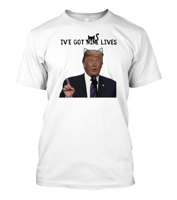 Trump Cat Nine Lives Felon 2024 Florida Pennsylvania T-Shirt