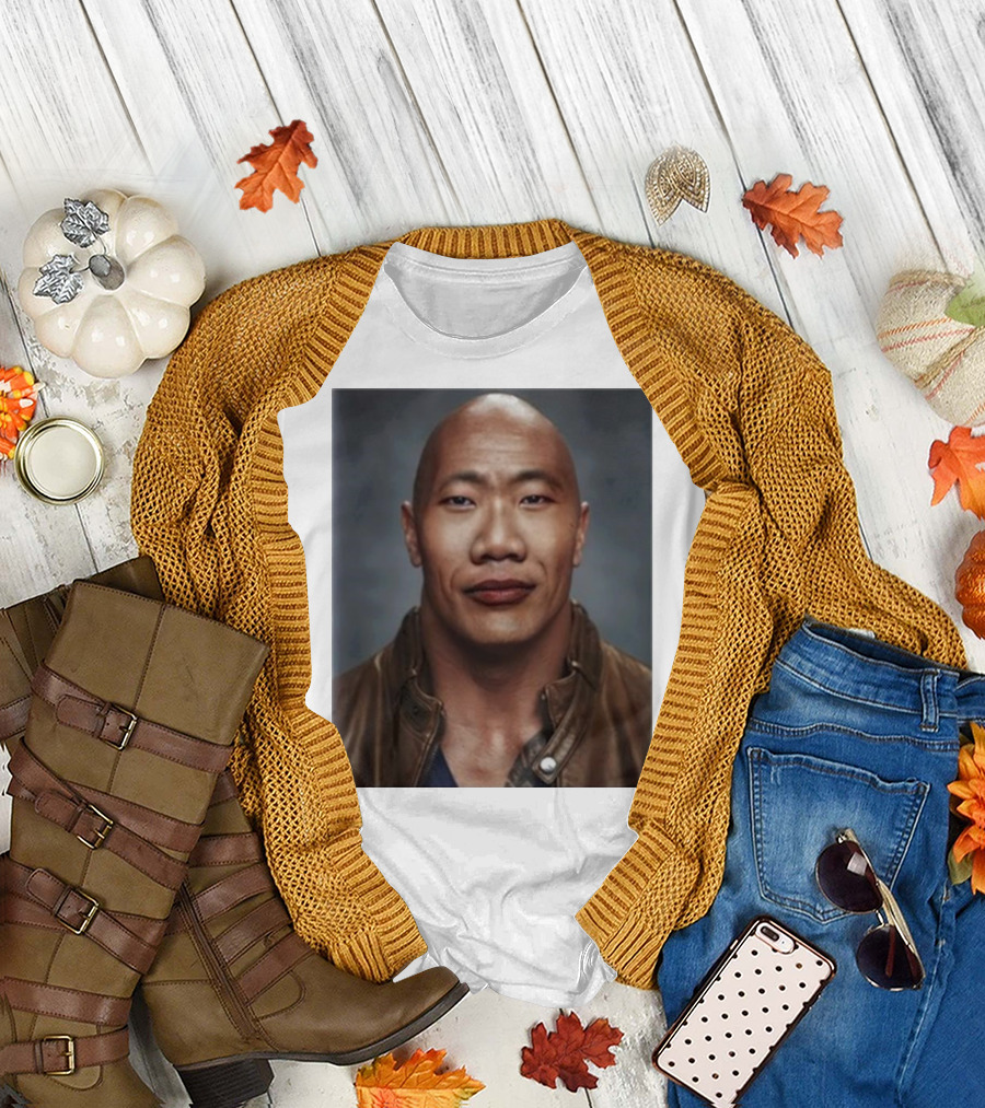Dwayne The Wok Johnson Meme Face Mashup T-Shirt