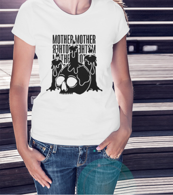 Mother Mother Melting Skull Candle T-Shirt
