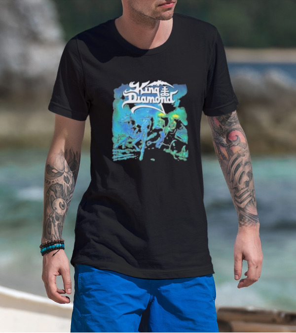 King Diamond Abigail Album Art Blue And Green T-Shirt