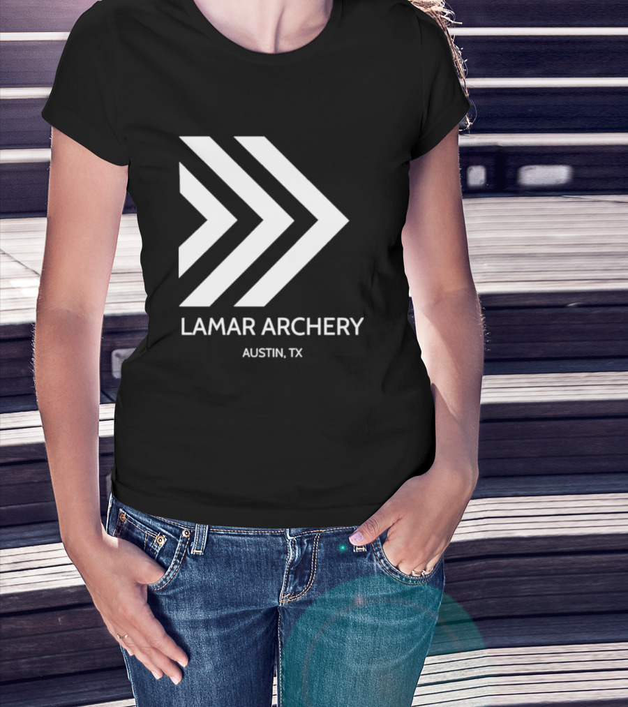 Lamar Archery Austin TX Arrow T-Shirt