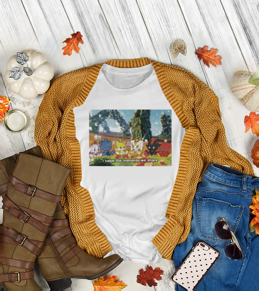 Mamono World All Character Chao I Value the Moments We Share T-Shirt