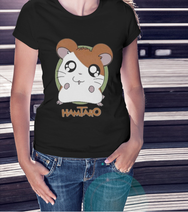 Mamono World Hamtaro Goataro Cute Hamster Friend T-Shirt