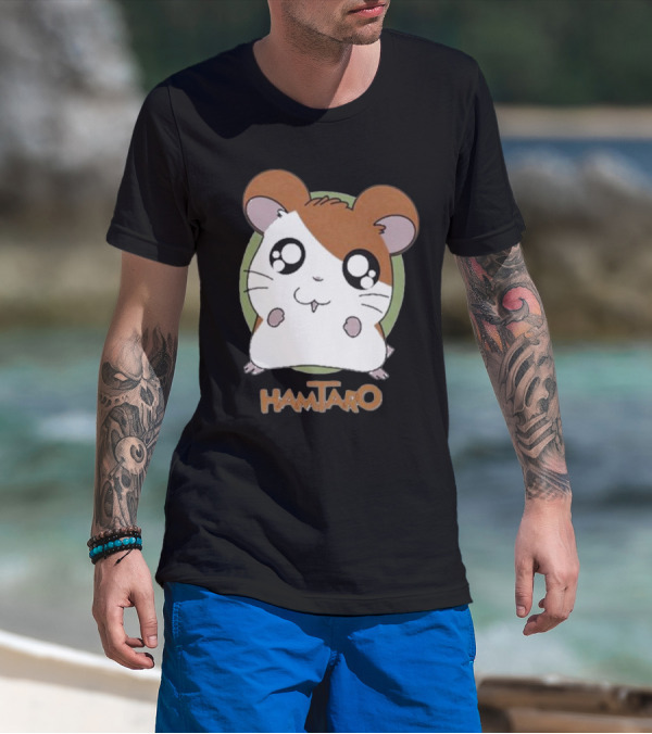 Mamono World Hamtaro Goataro Cute Hamster Friend T-Shirt