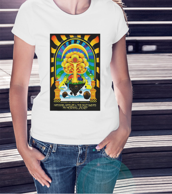 Nathaniel Rateliff And The Night Sweats My Morning Jacket Eye To Eye Tour Jacksonville Sept 16 T-Shirt