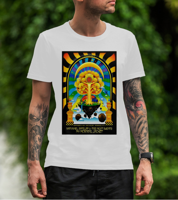 Nathaniel Rateliff And The Night Sweats My Morning Jacket Eye To Eye Tour Jacksonville Sept 16 T-Shirt
