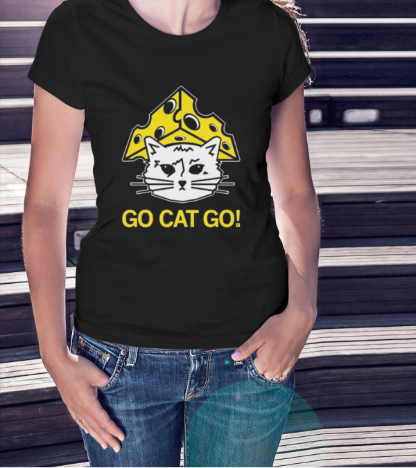 Raygun Cheesehead Go Cat Go T-Shirt