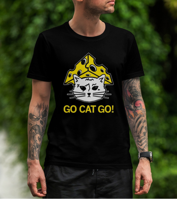 Raygun Cheesehead Go Cat Go T-Shirt