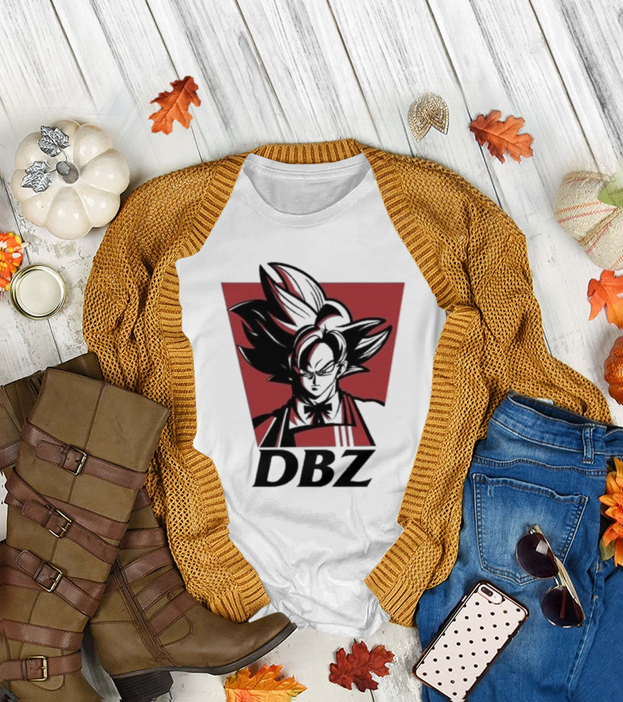 DBZ Kakarot Fried Chicken KFC Fusion T-Shirt