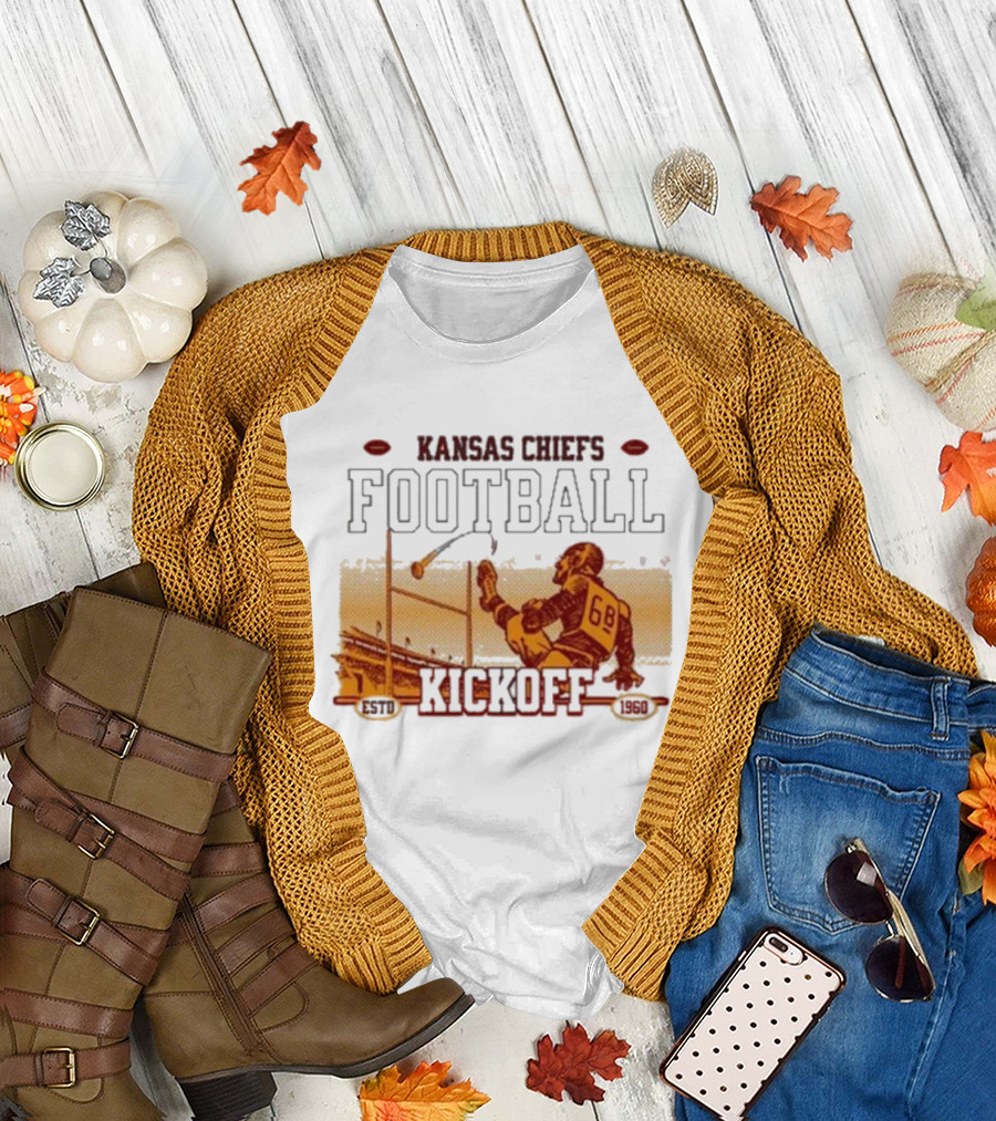 Kansas Chiefs Football Kickoff Vintage T-Shirt