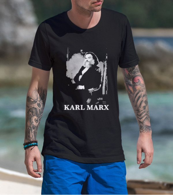 Karl Marx Jack Black Mashup T-Shirt