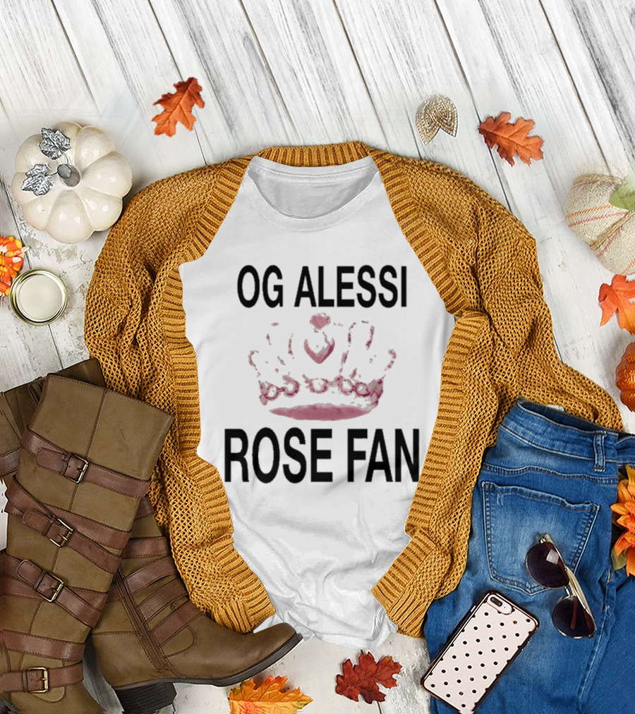 OG Alessi Rose Fan 2024 Crown T-Shirt