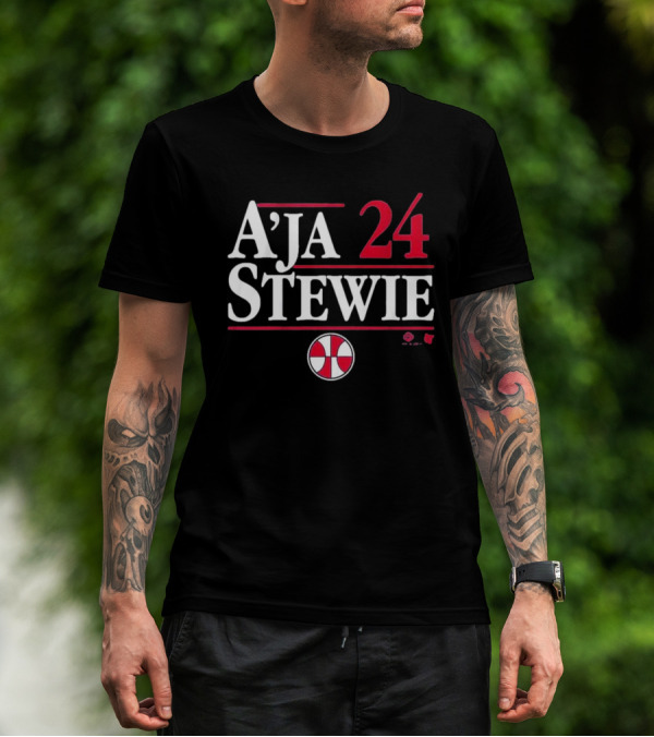 A’ja Stewie 24 Basketball Team Iconic Duo T-Shirt