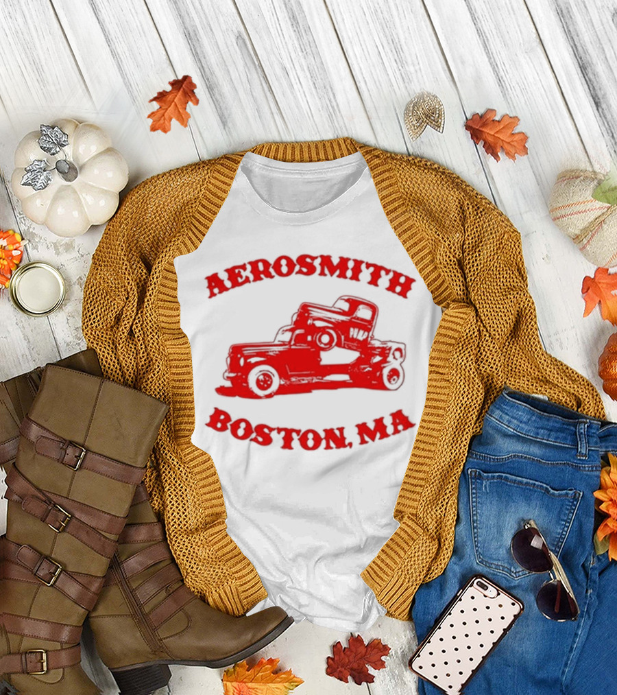 Aerosmith Boston MA Pump T-Shirt