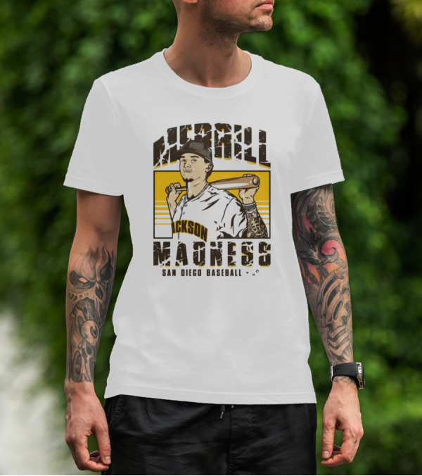 Jackson Merrill Madness San Diego Baseball T-Shirt