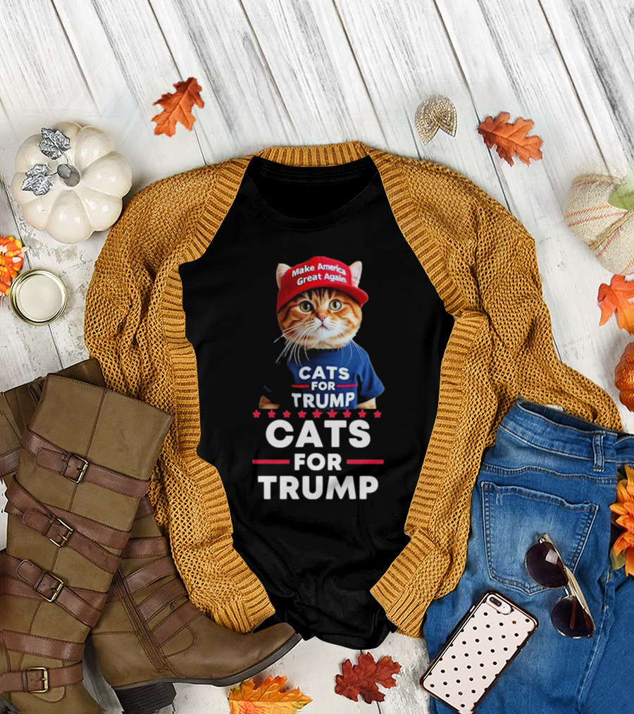 Cats for Trump Make America Great Again T-Shirt