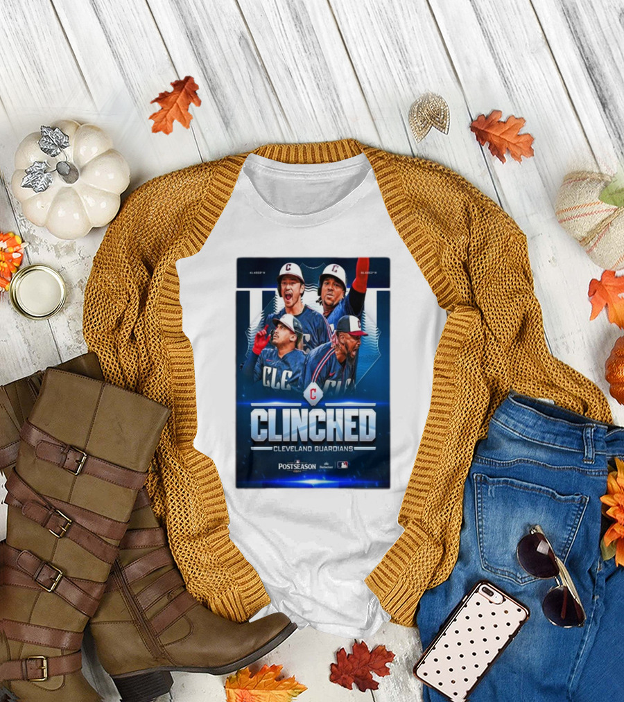 Cleveland Guardians Clinched Postseason MLB 2024 Champions T-Shirt