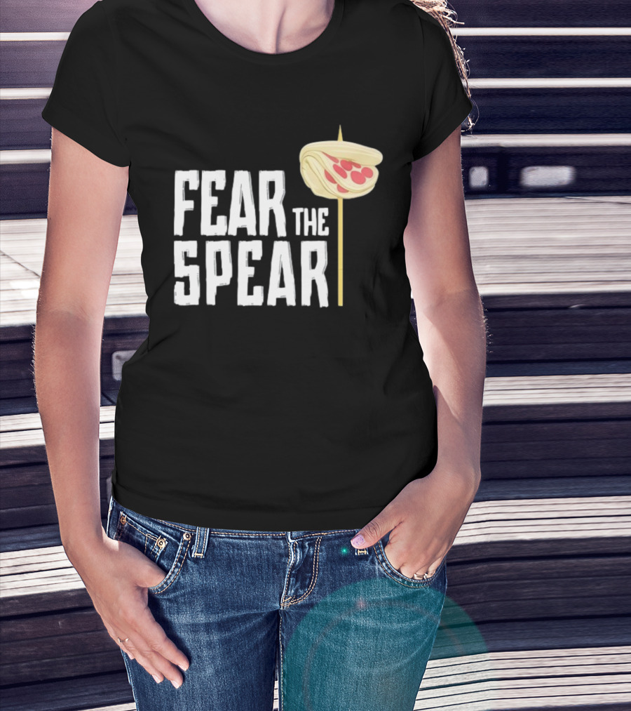 Detroit Tigers Fear The Spear Pizza T-Shirt