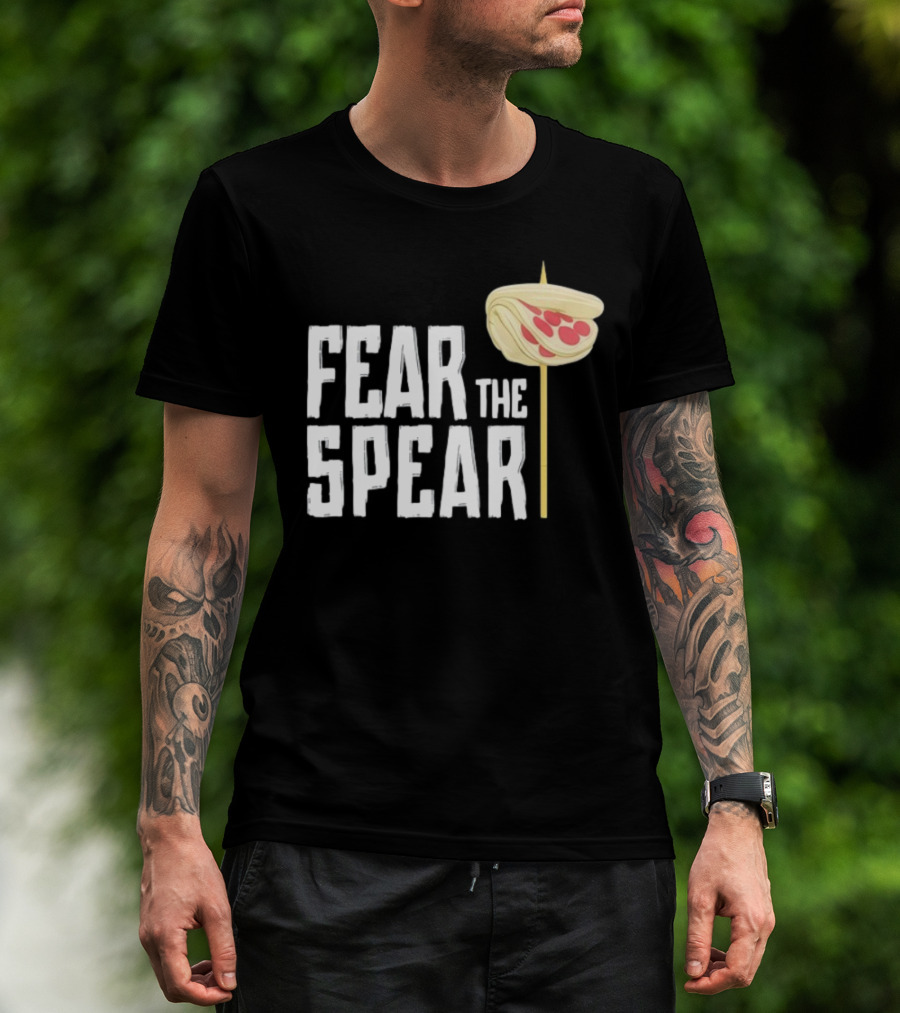 Detroit Tigers Fear The Spear Pizza T-Shirt