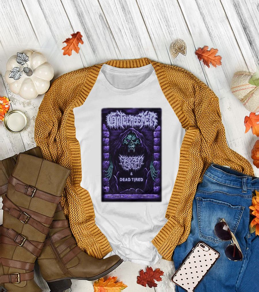 Gatecreeper Frozen Soul Dead Tired September 30 Axis Club Toronto T-Shirt