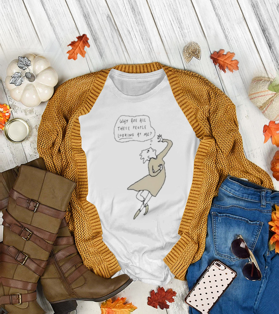 Liana Finck New Yorker Festival Why Are All These People Looking at Me T-Shirt