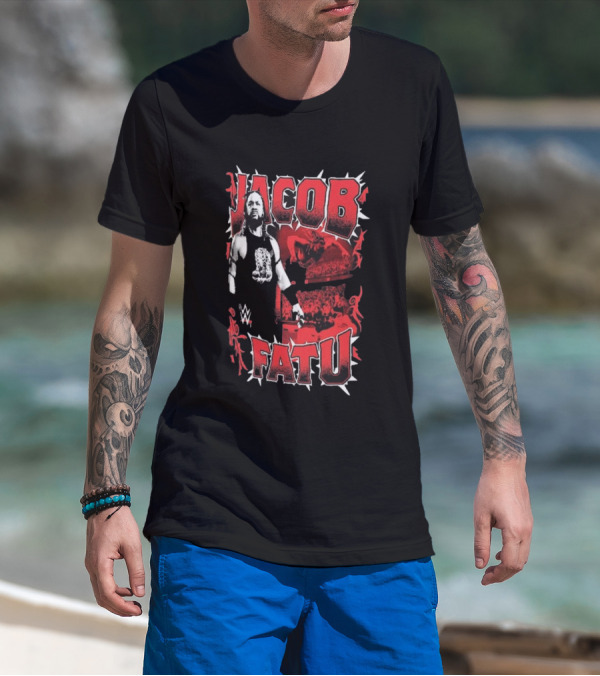 Jacob Fatu WWE Tribal Table Dive Action By Ripple Junction T-Shirt