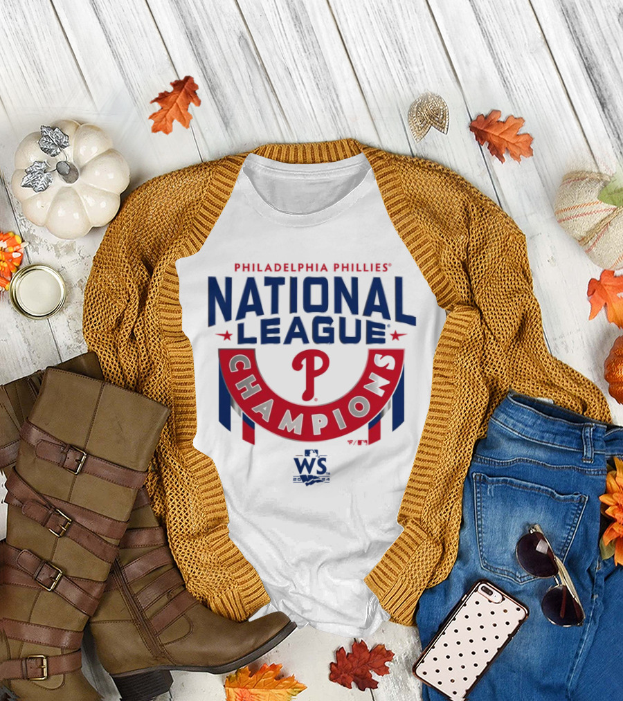 Philadelphia Phillies 2024 National League Champions WS Locker Room T-Shirt