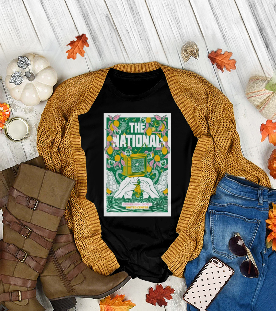 The National Show Chicago IL United Center September 24 2024 Tour The Zen Diagram T-Shirt