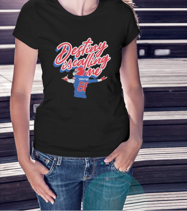 Brightside 26 Eager Eyes Destiny Is Calling Me Football 88 T-Shirt