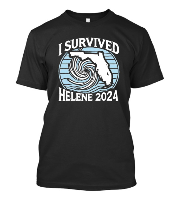 I Survived Helene 2024 Florida Cyclone Icon T-Shirt