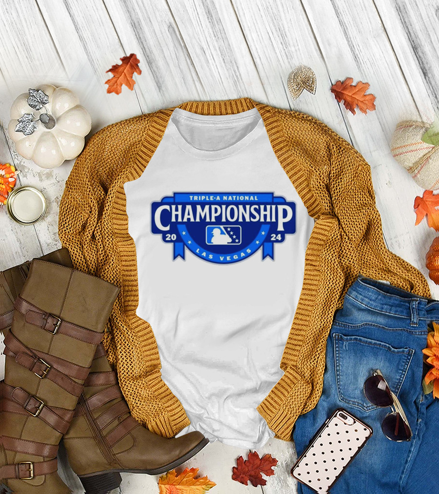 MLB Triple-A National Championship 2024 Las Vegas Championship Emblem 20 24 T-Shirt