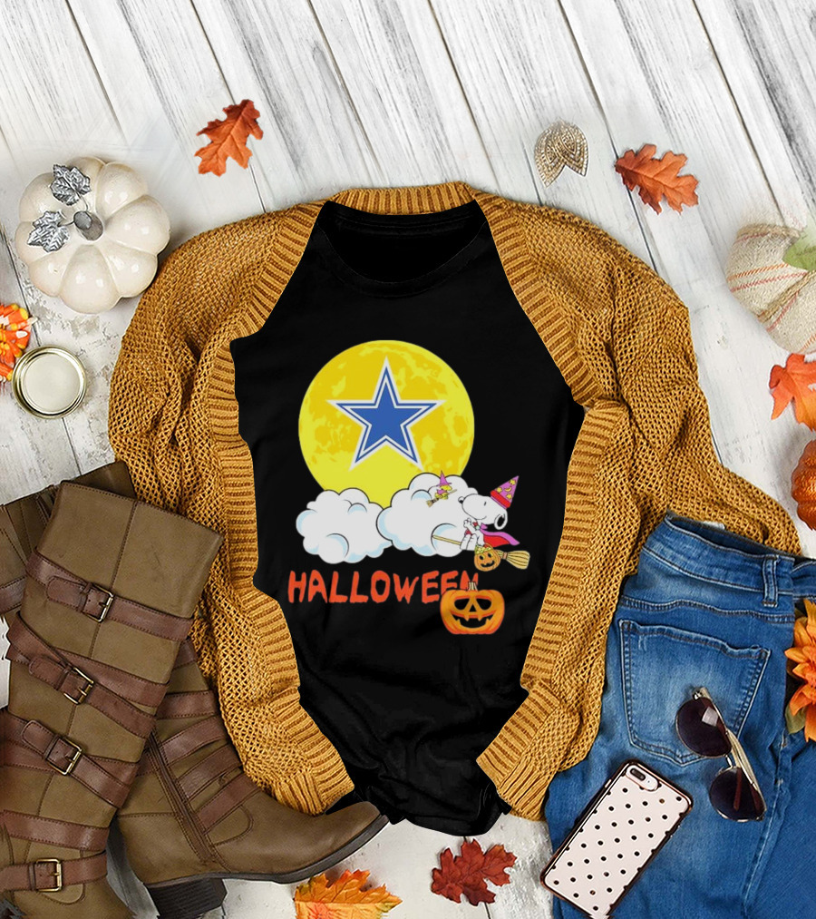 Snoopy Halloween Dallas Cowboys NFL T-Shirt