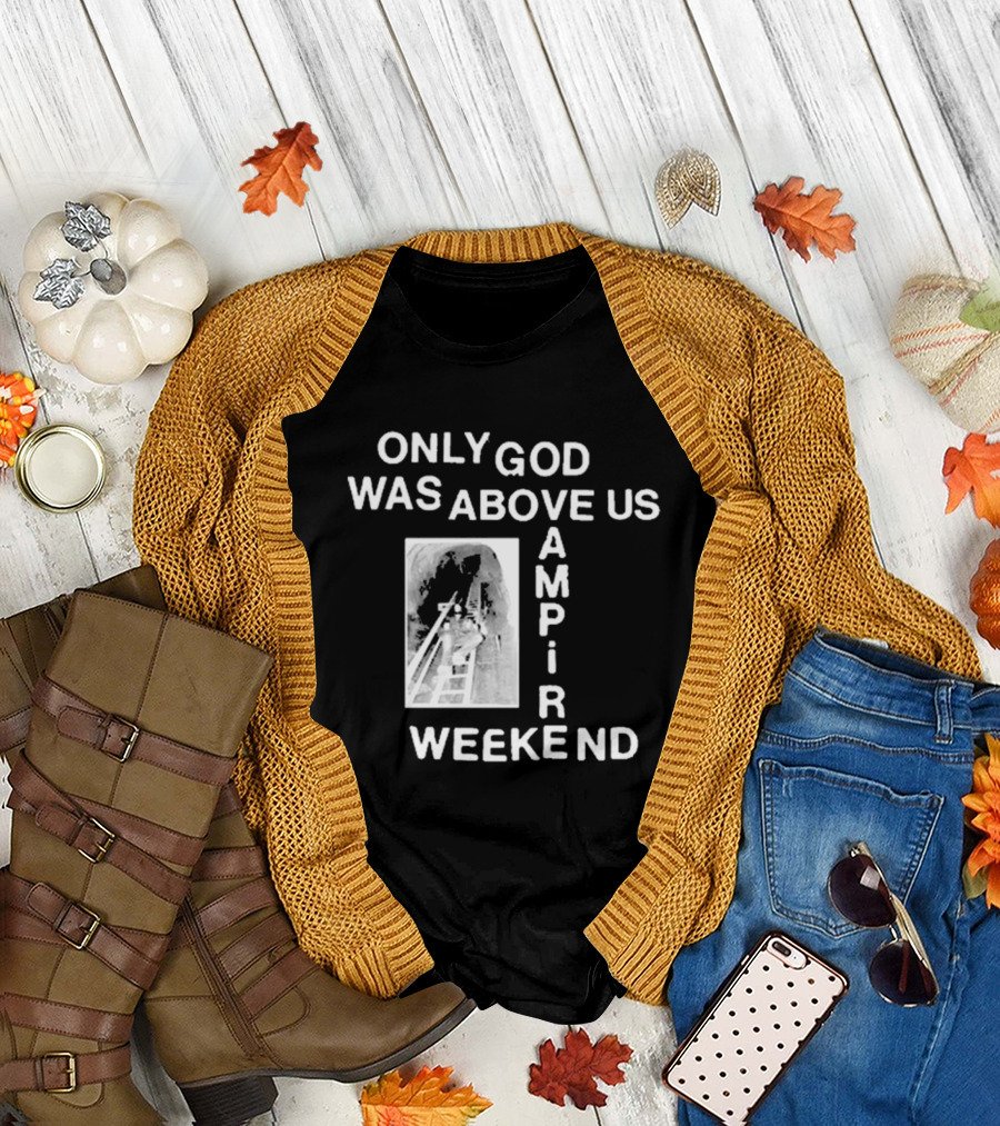 Vampire Weekend Only God Was Above Us Tunnel Ladder Image T-Shirt