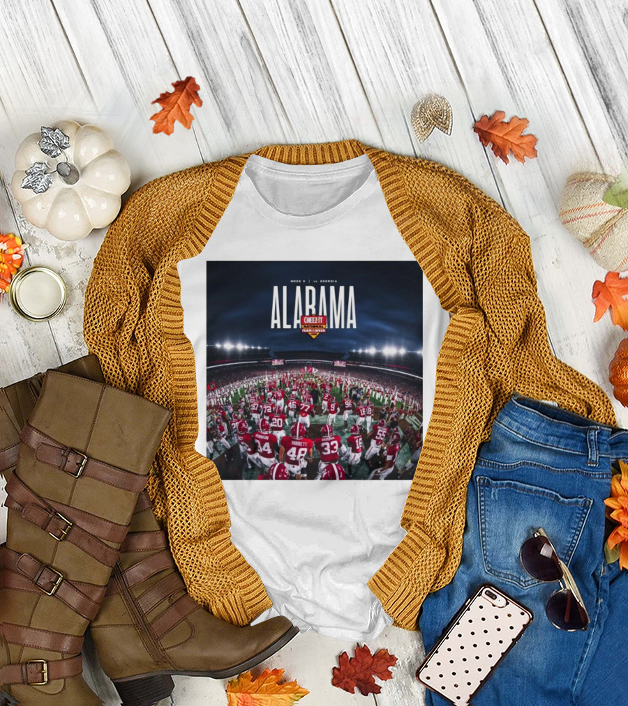 Week 5 Alabama Crimson Tide Vs Georgia Bulldogs Cheez-It National Team of the Week T-Shirt