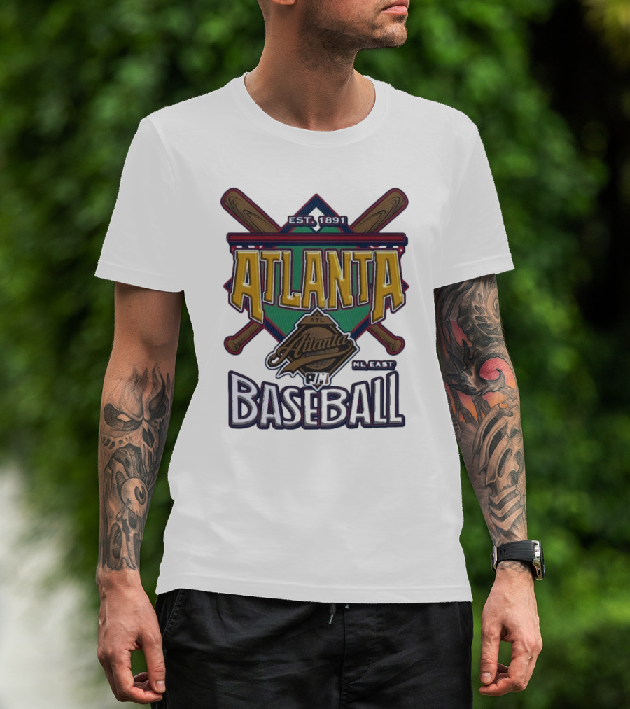 Atlanta Baseball EST 1891 NL East ATL T-Shirt