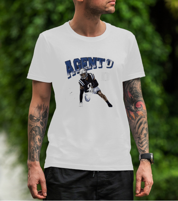 Chandler Rivers Agent 0 Duke Blue Devils Signature Player T-Shirt