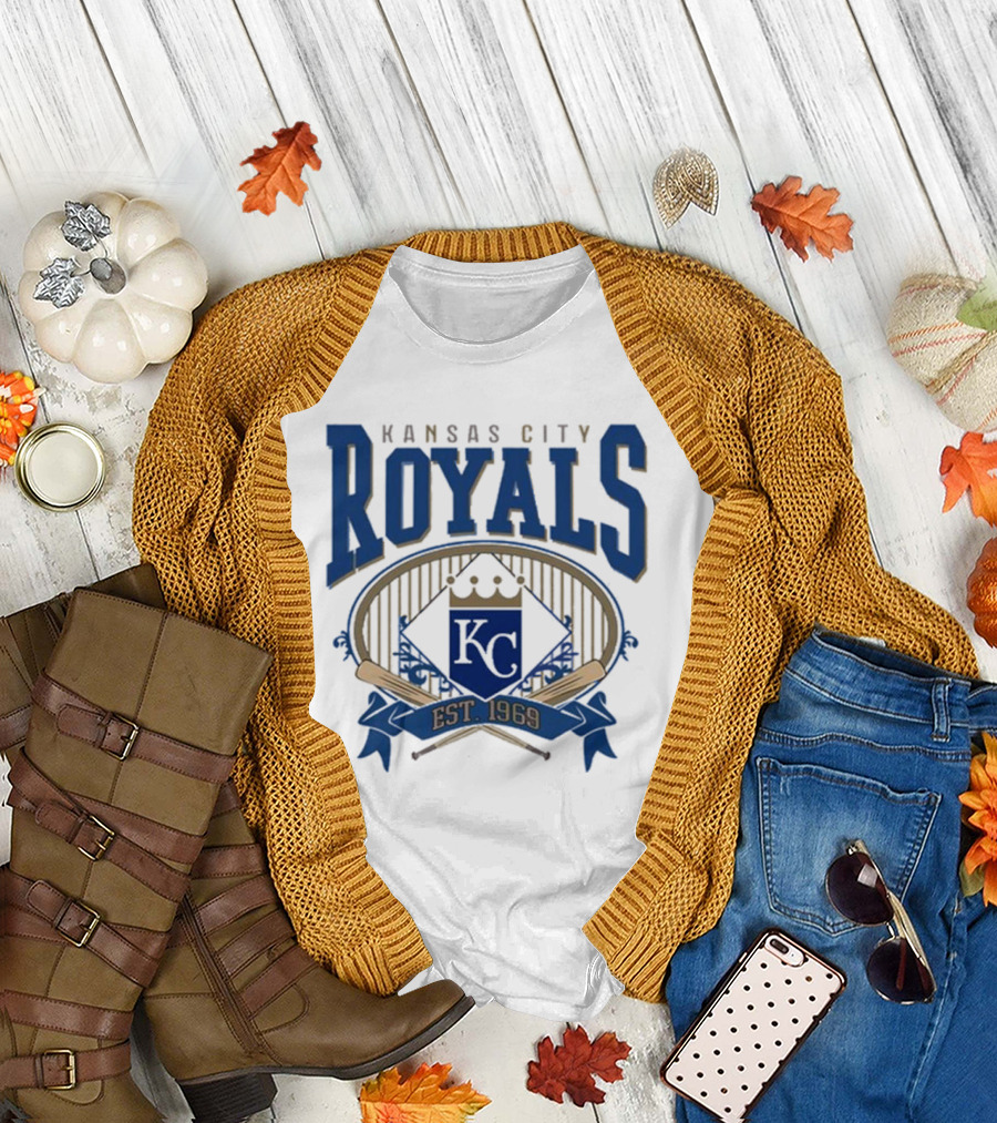 Kansas City Royals Est 1969 KC Baseball T-Shirt