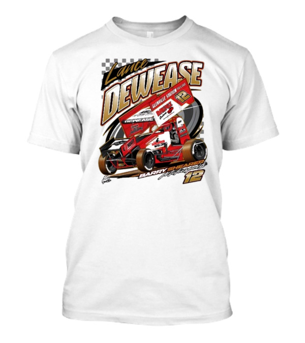 Lance Dewease 2024 Glenvale Station Barry Shearer Signature 12 Racing T-Shirt