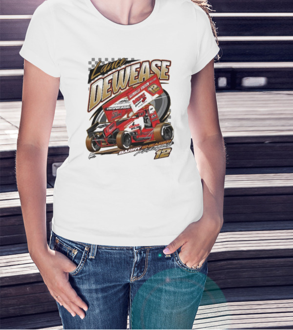 Lance Dewease 2024 Glenvale Station Barry Shearer Signature 12 Racing T-Shirt