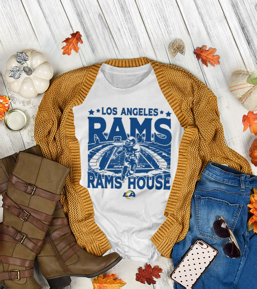 Los Angeles Rams Rams House Vintage Stadium Gameday T-Shirt