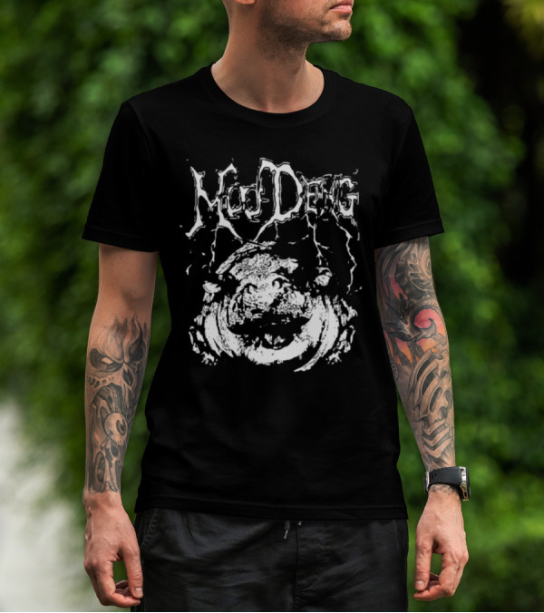 Moo Deng Metal Hippo With Electric Arcs T-Shirt